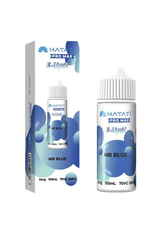 Hayati Pro Max Eliquid 70/30 - Mr Blue - 100ml